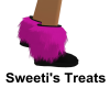 lil purple furry boot