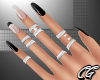 CG| Black French Nails S