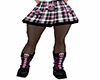pink skull skirt - v2