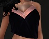 Lace Top Black&Pink