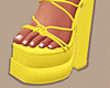 |Beach| Yellow Sandals