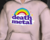 baggy hoodie death metal