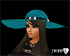 ~TRH~TEAL STYLISH HAT