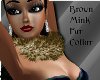 [JZBrown Mink Fur Collar