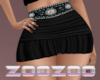 Z Leona black mini skirt
