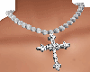 crucifix pearl choker