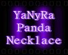 IYIYaNyRa Panda Necklace
