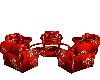 Red Design Chat Sofa