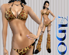 ano rave Leopard Bikini