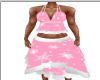 Pink Snowflake Dress
