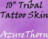 10° Tattoo Skin Black