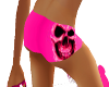 Rave shorts pinkskull