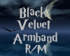 Black Velvet Armband-M