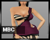 Zebra Clip Wine 2XL