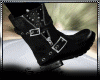 *Biker leather boots*