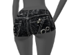 black mini shorts
