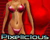 PIX Bikini-Metallic RED