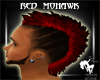 Red Mohawk Hair