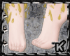 |K| Feets+Crystal Gold