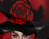 ∔  WITCH HAT BLACK/RED