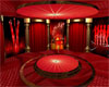 room club red gold disco