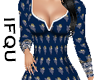 Blue Printed Anarkali