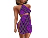 dj PurplePlaidPartyDress