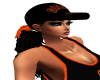 SF Giants hat and hair