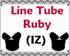 (IZ) Line Tube Ruby