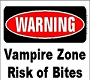 warning vampire