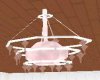 pink marble chandelier