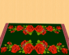 {S} Red Roses Rug
