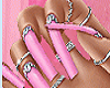 Sexy Pink  Nails