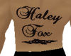 Haley Fox custom tattoo