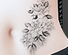 1- Belly Flowers. Tattoo
