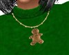 GINGERBREAD MAN NECKLACE