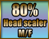 Head scaler 80%