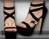 S! Black Platform Heels