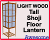 Tall Shoji Floor Lantern