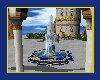 Fountain Blue and Gold