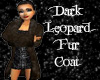 Dark Leopard Fur Coat