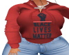 Bimbo BLM Red Hoodie