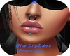 Blue Labre/Lip Piercing