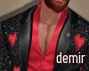 [D] Glitter heart suit