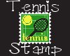 Tennis Stamp