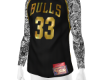 4K 3D PIPPEN BULL JERSEY