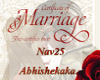 Nav25 & Abhish Wed Frame