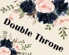 Double Throne Blush/Navy