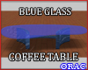 Blue Glass Coffee Table