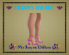 (JD) Purple Grunge Heels